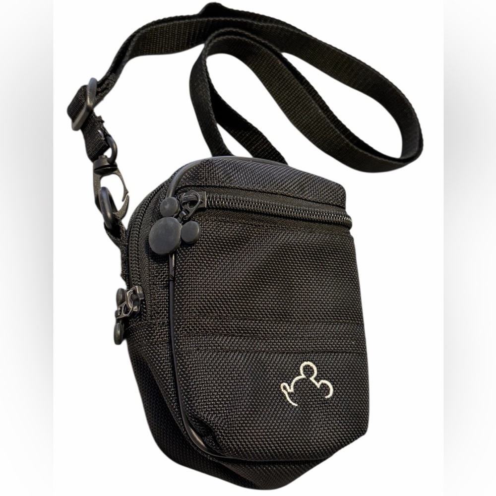 Disney Black Small Crossbody Bag with Mickey Icon